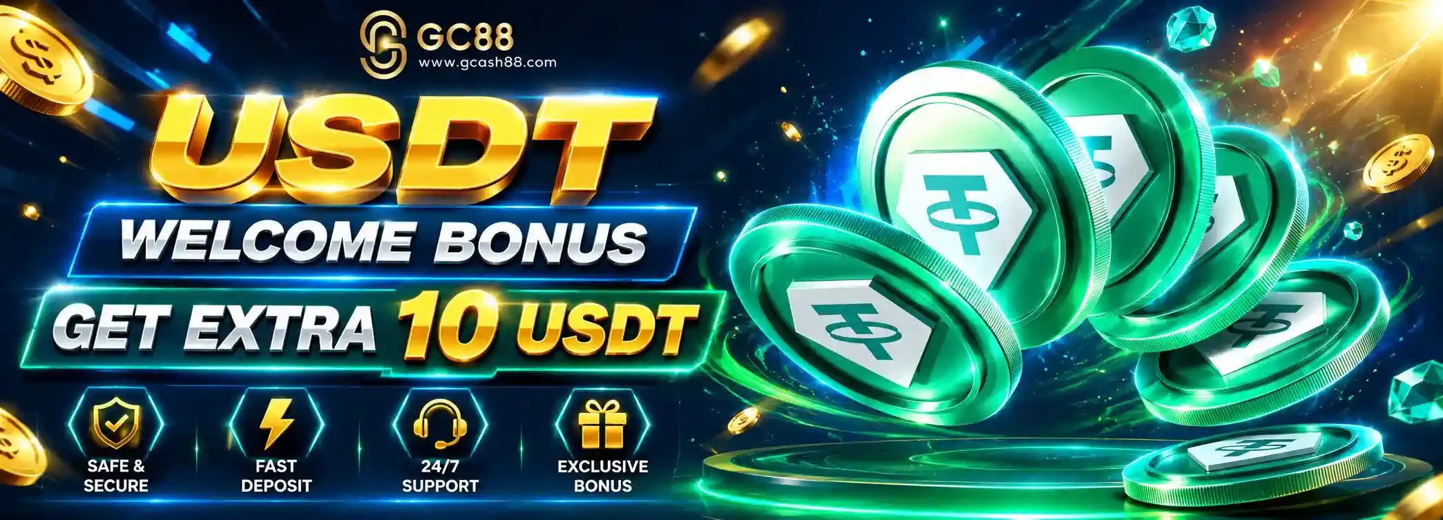 Welcome Bonus Get Extra 10 USDT