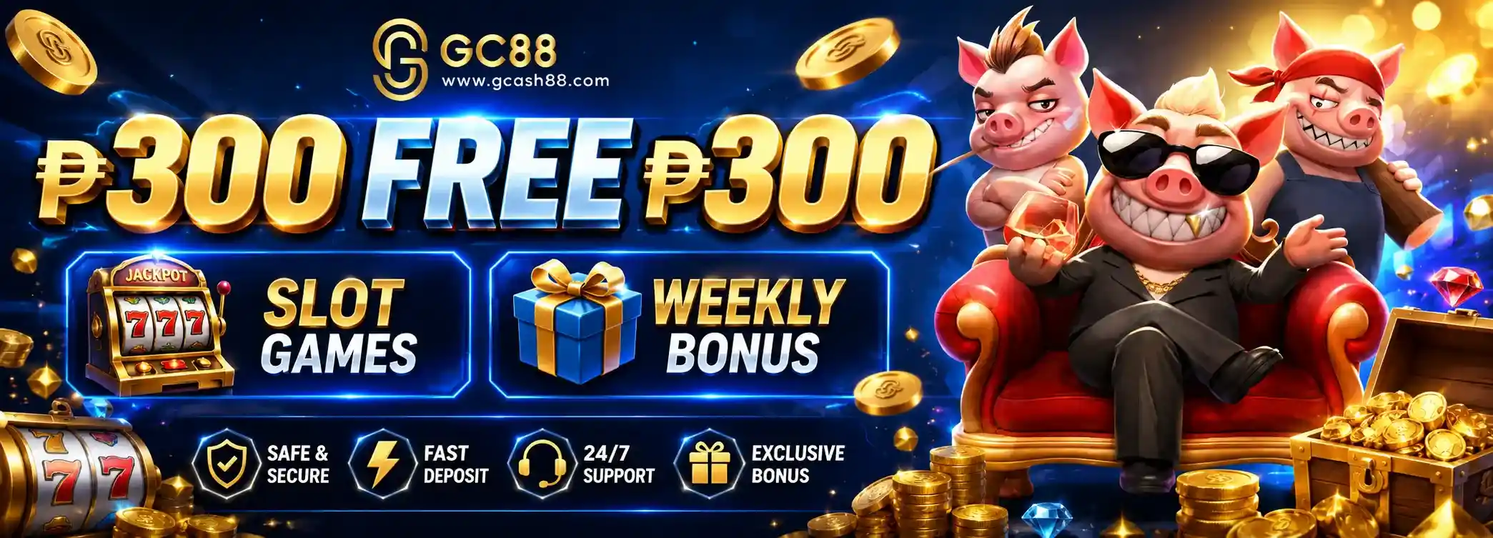 300 Free 300 weekly Re-Load Bonus